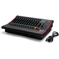 TC-Home 12 Channel Powered Mixer Mixing Amplifier TC-Home 12 Channel Powered Mixer Mixing Amplifier